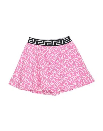 Versace Young Babies'  Toddler Girl Shorts & Bermuda Shorts Magenta Size 6 Cotton, Polyester, Elastane, Polya In Pink