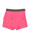 VERSACE YOUNG VERSACE YOUNG TODDLER GIRL SHORTS & BERMUDA SHORTS PINK SIZE 6 ACETATE, VISCOSE, POLYESTER, POLYAMID