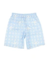 Versace Young Toddler Girl Shorts & Bermuda Shorts Sky Blue Size 6 Cotton, Viscose, Polyester In Blue