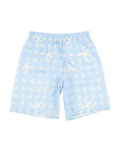 Versace Young Babies'  Toddler Girl Shorts & Bermuda Shorts Sky Blue Size 6 Cotton, Viscose, Polyester