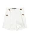 Versace Young Toddler Girl Shorts & Bermuda Shorts White Size 6 Cotton, Polyester, Polyamide, Elasta In White