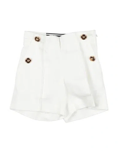 Versace Young Babies'  Toddler Girl Shorts & Bermuda Shorts White Size 6 Cotton, Polyester, Polyamide, Elasta