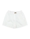 Versace Young Toddler Girl Shorts & Bermuda Shorts White Size 6 Cotton, Viscose, Polyester In White