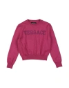 VERSACE YOUNG VERSACE YOUNG TODDLER GIRL SWEATER FUCHSIA SIZE 6 ACETATE, POLYIMIDE, POLYESTER, ELASTANE