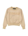 Versace Young Babies'  Toddler Girl Sweater Gold Size 6 Acetate, Polyamide, Metallic Polyester, Elastane