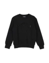 Versace Young Babies'  Toddler Girl Sweatshirt Black Size 6 Cotton, Viscose, Polyester, Glass, Crystal
