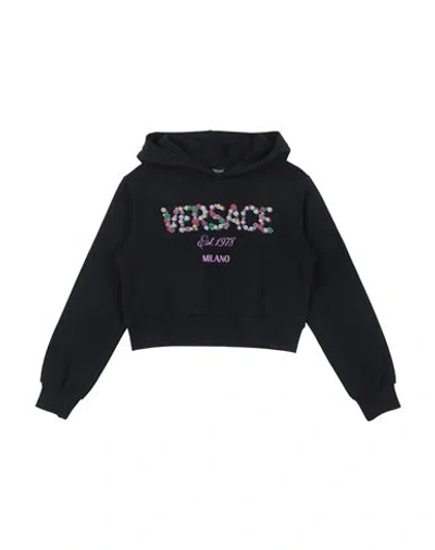 Versace Young Babies'  Toddler Girl Sweatshirt Midnight Blue Size 5 Cotton, Elastane