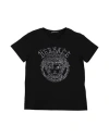 VERSACE YOUNG VERSACE YOUNG TODDLER GIRL T-SHIRT BLACK SIZE 6 COTTON, ELASTANE