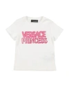 VERSACE YOUNG VERSACE YOUNG TODDLER GIRL T-SHIRT WHITE SIZE 4 COTTON