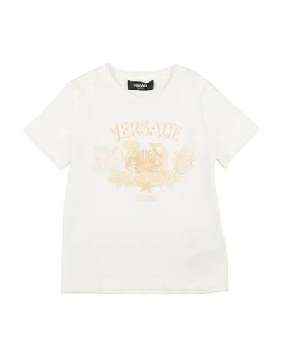 Versace Young Babies'  Toddler Girl T-shirt White Size 6 Cotton