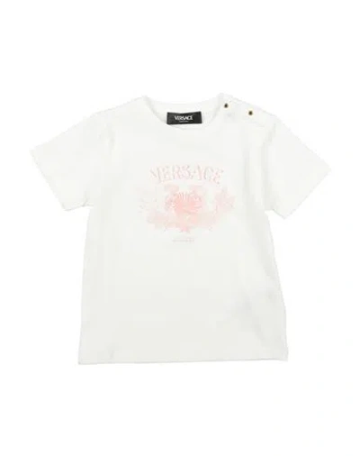 Versace Young Babies'  Toddler Girl T-shirt White Size 6 Cotton