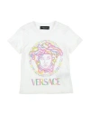 VERSACE YOUNG VERSACE YOUNG TODDLER GIRL T-SHIRT WHITE SIZE 6 COTTON