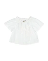 Versace Young Toddler Girl Top White Size 6 Cotton, Viscose, Polyester In White