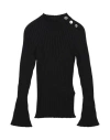 Versace Young Babies'  Toddler Girl Turtleneck Black Size 6 Virgin Wool