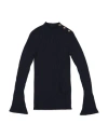 Versace Young Babies'  Toddler Girl Turtleneck Midnight Blue Size 6 Virgin Wool