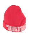 Versace Young Toddler Hat Red Size 3 Virgin Wool In Blue