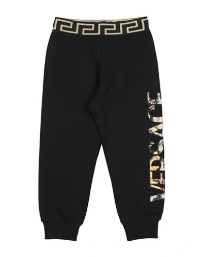 Versace Young Babies'  Toddler Pants Black Size 6 Cotton, Elastane, Polyamide