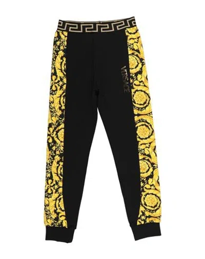 Versace Young Babies'  Toddler Pants Black Size 6 Cotton, Polyester, Polyamide, Elastane