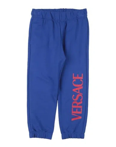 Versace Young Babies'  Toddler Pants Blue Size 5 Cotton