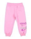 Versace Young Babies'  Toddler Pants Pink Size 3 Cotton, Elastane