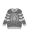 Versace Young Babies'  Toddler Sweater Light Grey Size 6 Cotton, Virgin Wool