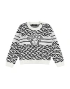 VERSACE YOUNG VERSACE YOUNG TODDLER SWEATER WHITE SIZE 3 WOOL, COTTON