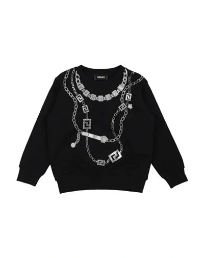 Versace Young Babies'  Toddler Sweatshirt Black Size 6 Cotton