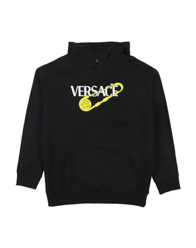 Versace Young Babies'  Toddler Sweatshirt Black Size 6 Cotton, Elastane