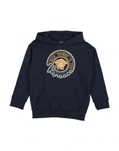 Versace Young Babies'  Toddler Sweatshirt Midnight Blue Size 6 Cotton, Viscose, Polyester, Elastane