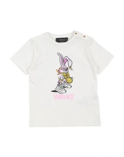 Versace Young Babies'  Toddler T-shirt White Size 6 Cotton