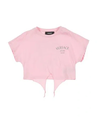 Versace Young Babies'  Toddler T-shirt Pink Size 6 Cotton