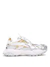 Versace Mercury M_vs_03 Metallic Sneakers In Dorado
