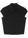 Versace Zip-fastening Top In Black