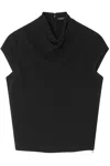 Versace Zip-fastening Top In Black