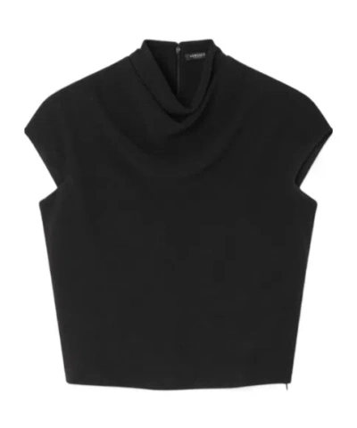 VERSACE ZIP-FASTENING TOP