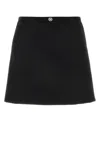 Versace Zip-up Mini Skirt In Bblack
