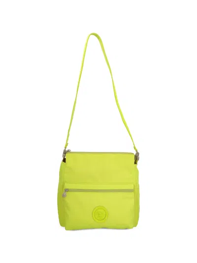 Pre-owned Versace Zipped Cross-body Bag In Green