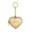 Versace Zipped Keychain Pouch In Gold