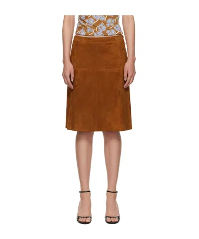 VERSACE ZIPPER SKIRT