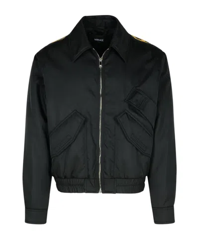 VERSACE VERSACE LONG-SLEEVED ZIPPED JACKET