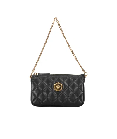 VERSACE ZIPPERED SHOULDER BAG