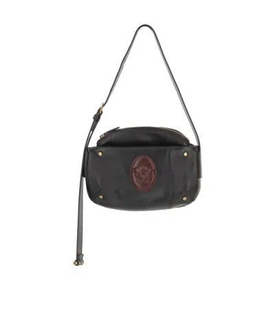 VERSACE VERSACE ZIP-UP MINI SHOULDER BAG