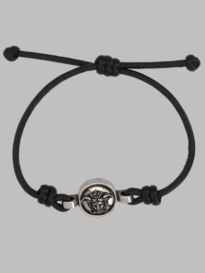 Versace -style Medusa Chain Bracelet In Black