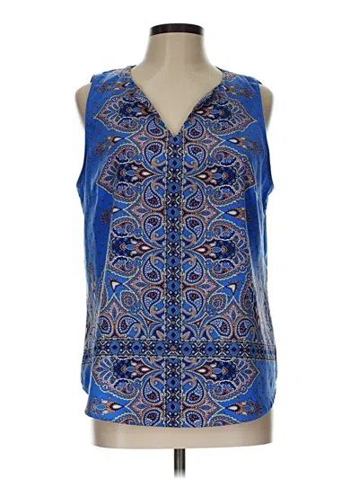 Pre-owned Verse Sleeveless Blouse In Blue