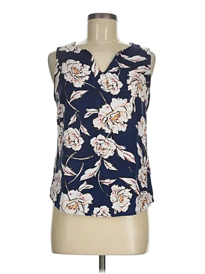 Pre-owned Verse Tank Top Blue Halter Neckline Tops