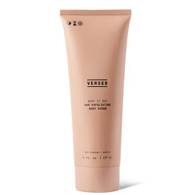 Versed Buff It Out Aha Exfoliating Body Scrub 177ml In White