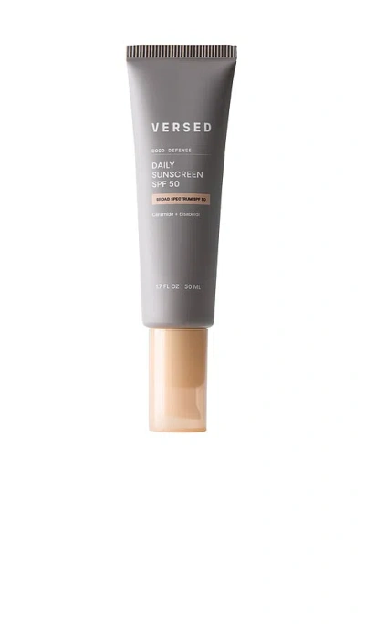 Versed Good Defense Daily Sunscreen Spf 50 In Transparent