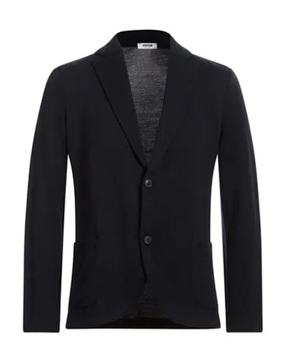 Verso Man Blazer Midnight Blue Size 36 Virgin Wool