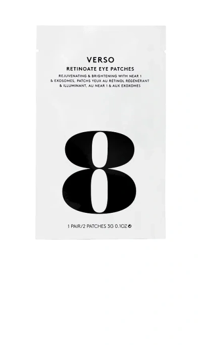 Verso Skincare Retinoate Eye Patches Single In White