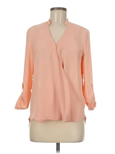 Pre-owned Versona 3/4 Sleeve Blouse In Orange